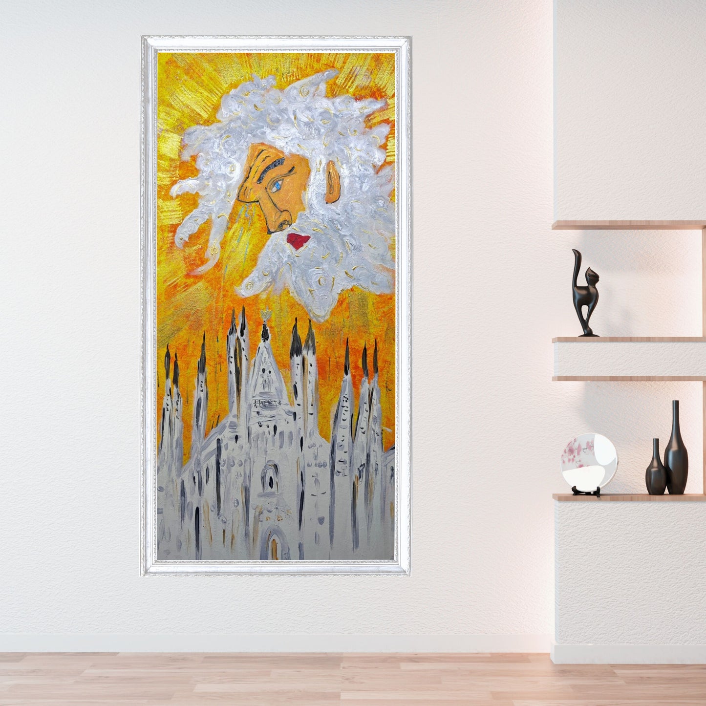 Dipinto "La giustizia della luce" Lucia Cirullo