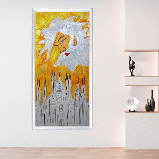 Dipinto "La giustizia della luce" Lucia Cirullo