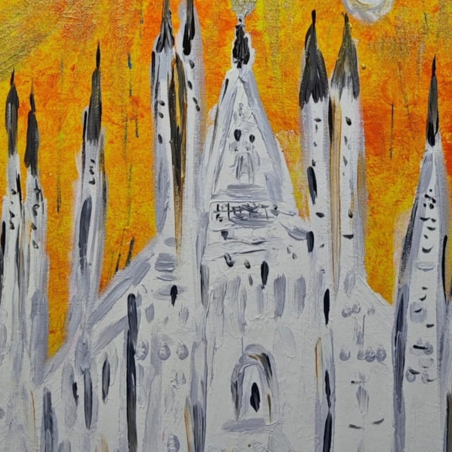 Dipinto "La giustizia della luce" Lucia Cirullo