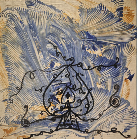 Dipinto "spades" Lucia Cirullo