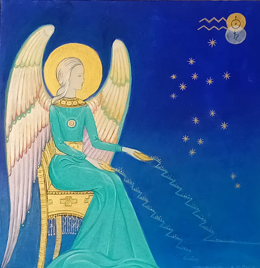 CONNESSIONI ANGELICHE "Angelo segno zodiacale Acquario" Margherita Budini