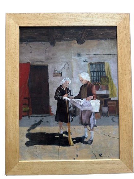 Dipinto "Le amiche" Nella Parigi