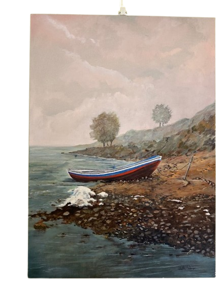 Dipinto "mare d'inverno" Nella Parigi