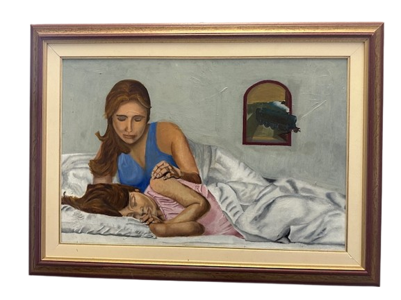 Dipinto "maternità" Nella Parigi