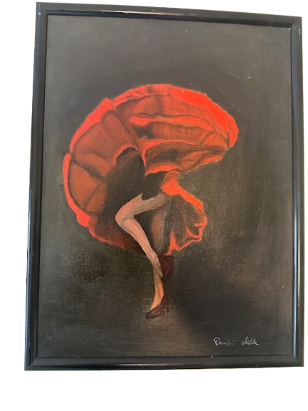 Dipinto "non sempre è un fiore" Nella Parigi