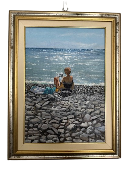 Dipinto "una giornata al mare" Nella Parigi