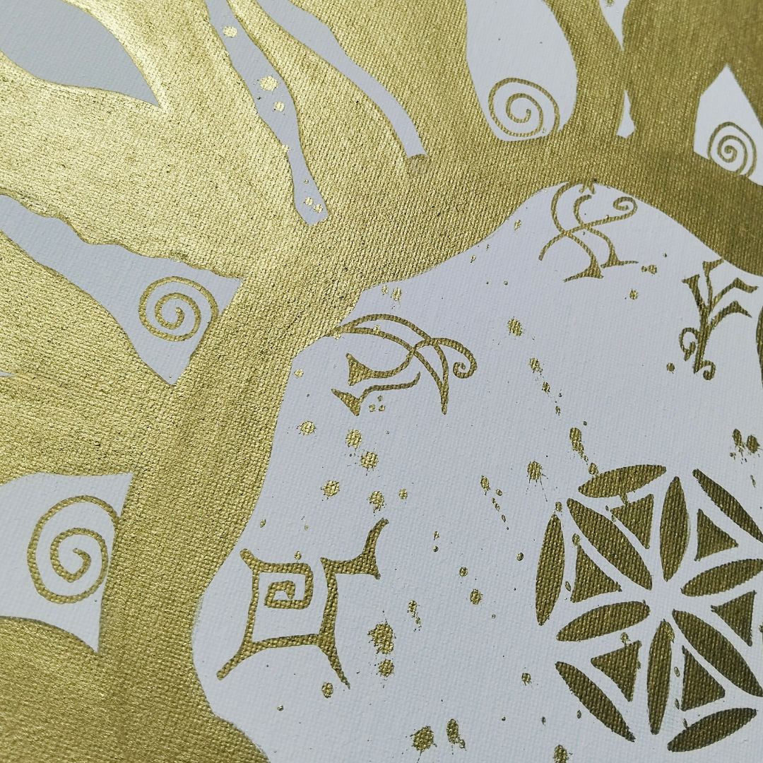 Dipinto "Luce di Dio" Rosa Tramonti