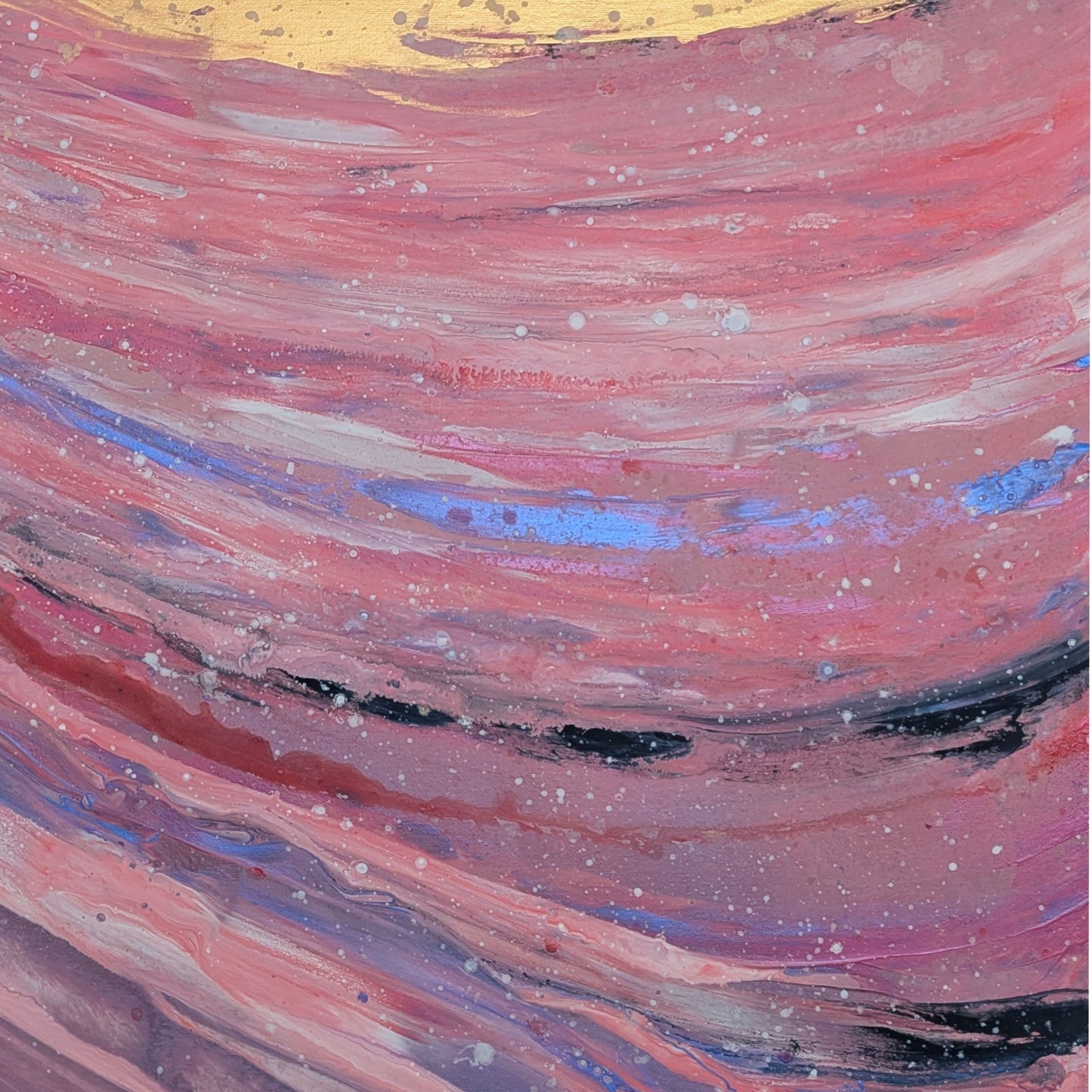 Dipinto "Frequenza Oro" Ilenia Galiè