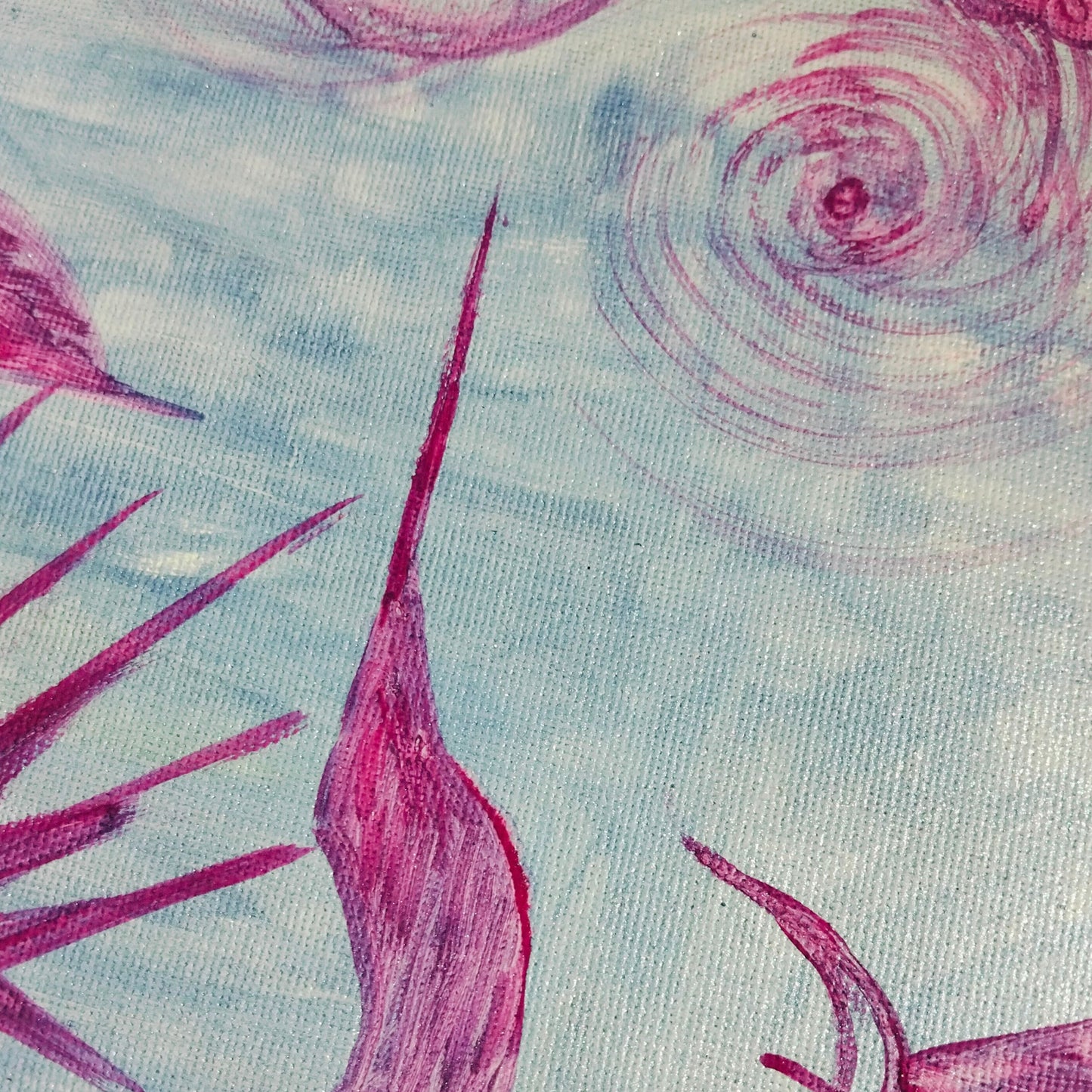 Dipinto "Portale della Pace" Rosa Tramonti