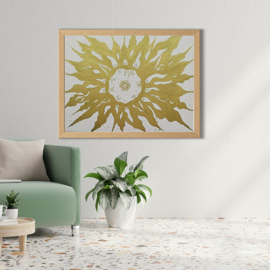 Dipinto "Luce di Dio" Rosa Tramonti