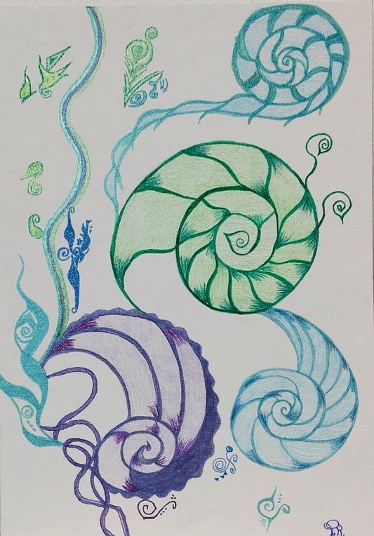 Dipinto " Il Risveglio di Atlantide " Rosa Tramonti