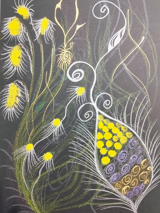 Dipinto "Purezza" Rosa Tramonti