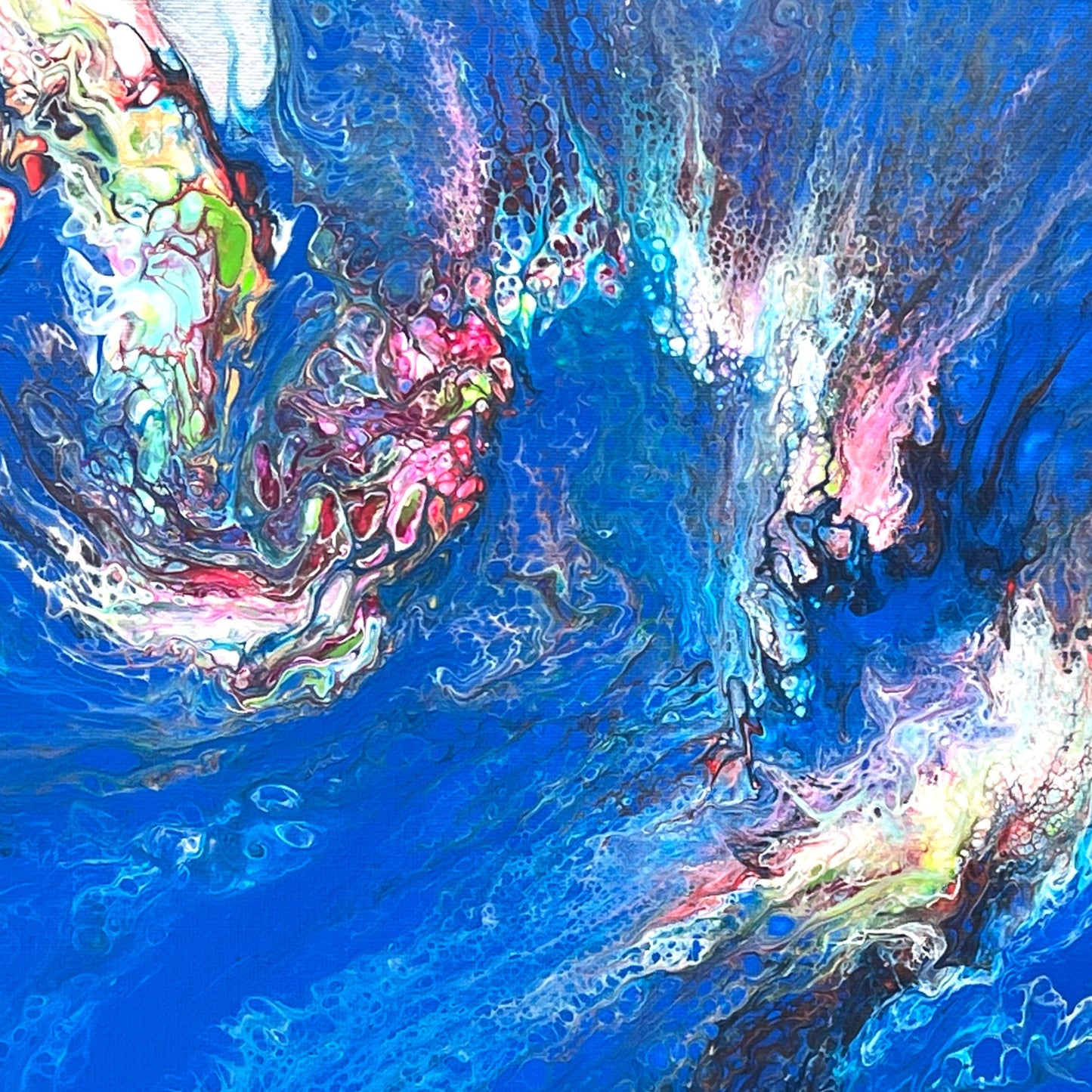 Dipinto "Connessione cosmica" Stefania Corini