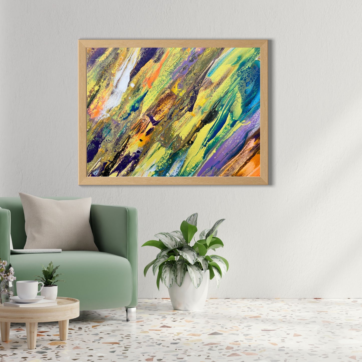 Dipinto "Espansione energetica" Stefania Corini