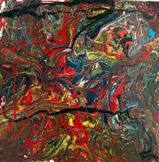 Dipinto "caos" Stefania Spadavecchia