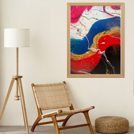 Dipinto "La danza degli elementi"  Stefania Spadavecchia