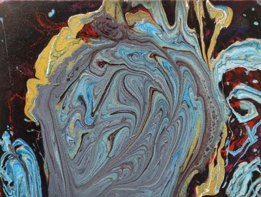 Dipinto "osservando dentro se stessi" Stefania Spadavecchia