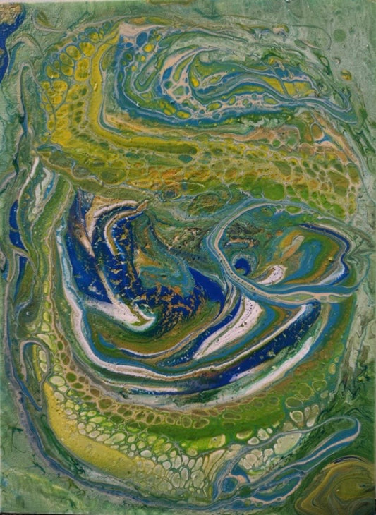 Dipinto "snake" Stefania Spadavecchia