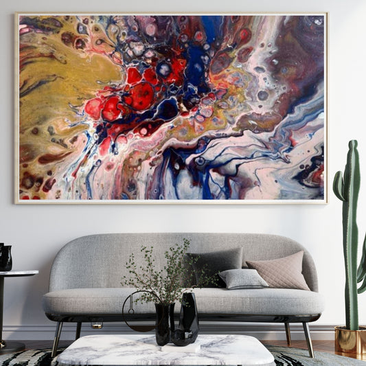 Dipinto "Flusso vitale"  Stefania Spadavecchia