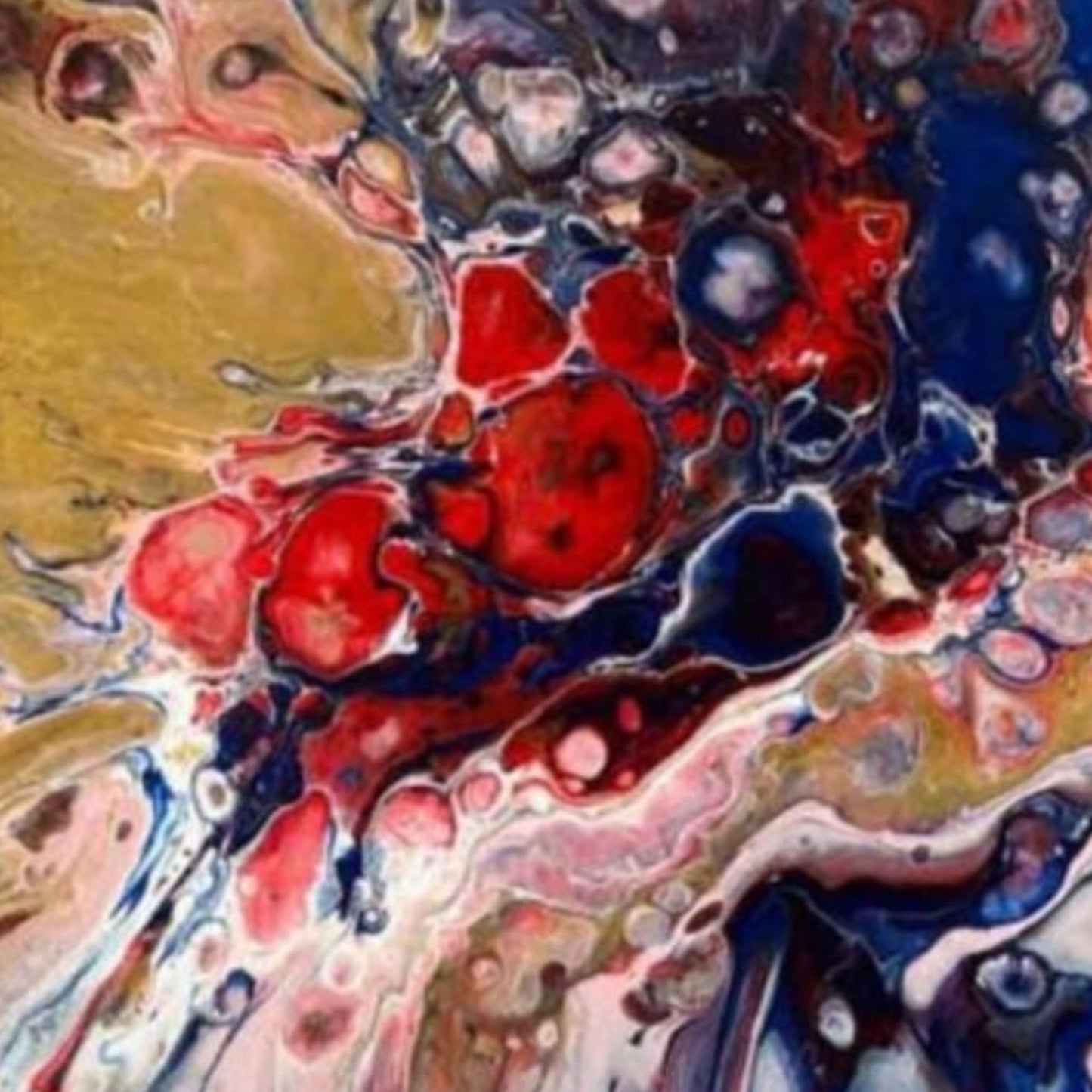 Dipinto "Flusso vitale"  Stefania Spadavecchia