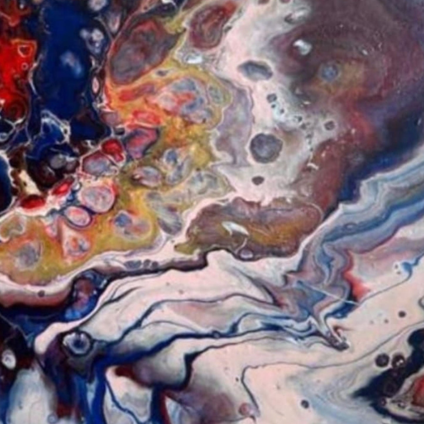 Dipinto "Flusso vitale"  Stefania Spadavecchia