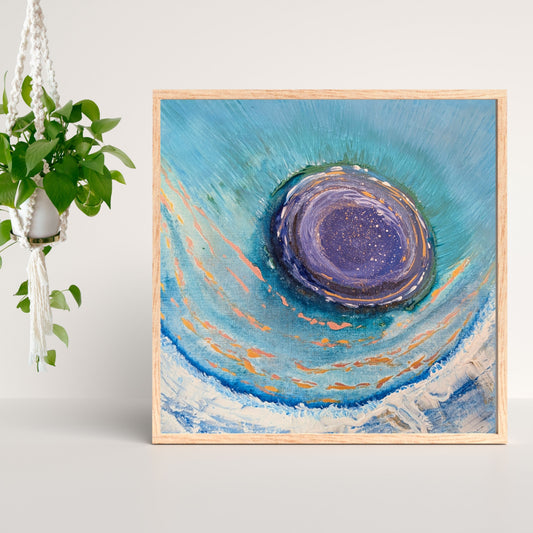 Dipinto "the hole" Ilenia Galiè