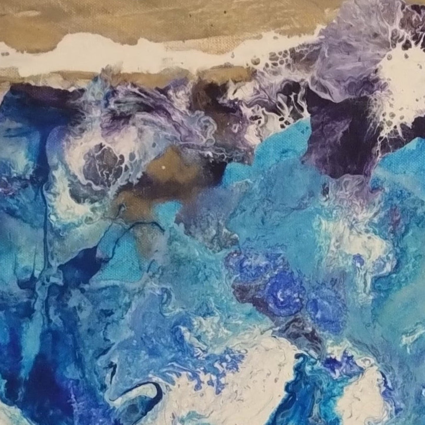 Dipinto "Annegare" Ilenia Galiè