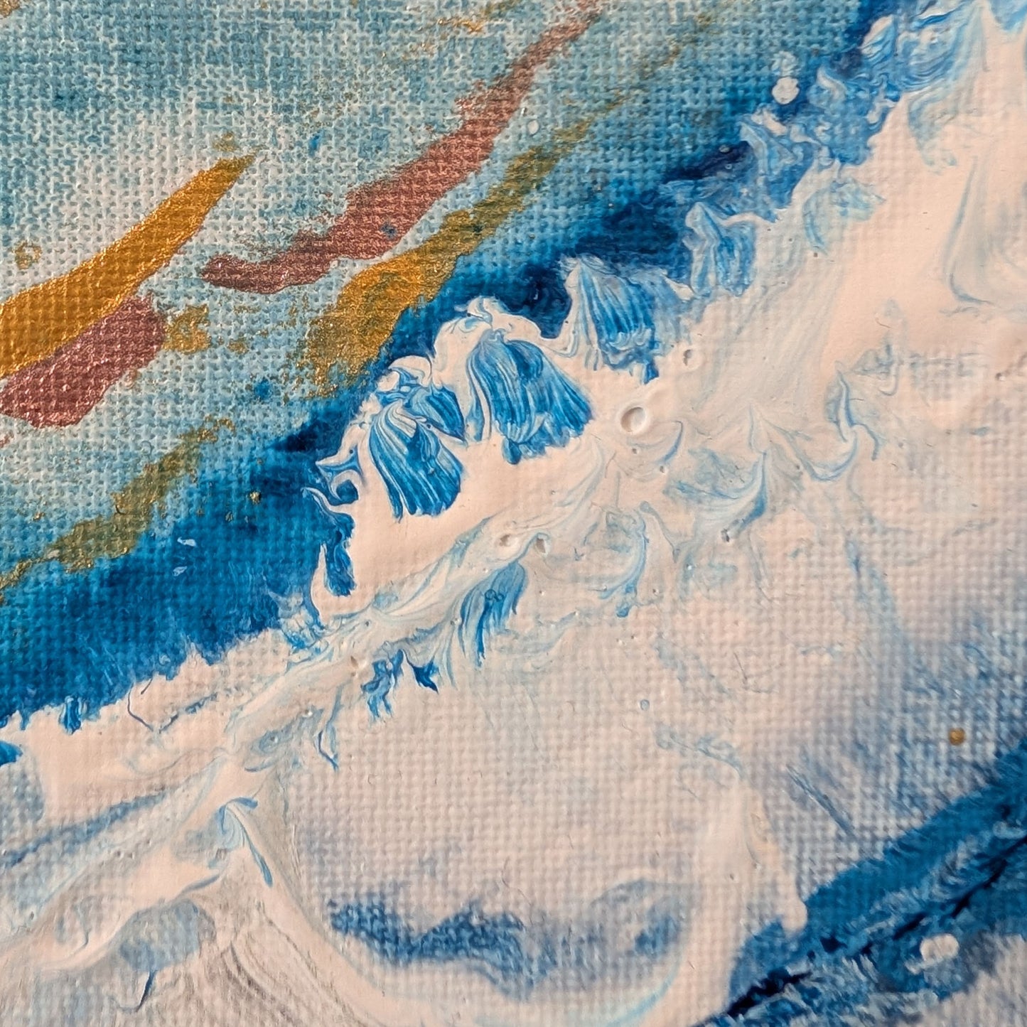 Dipinto "the hole" Ilenia Galiè