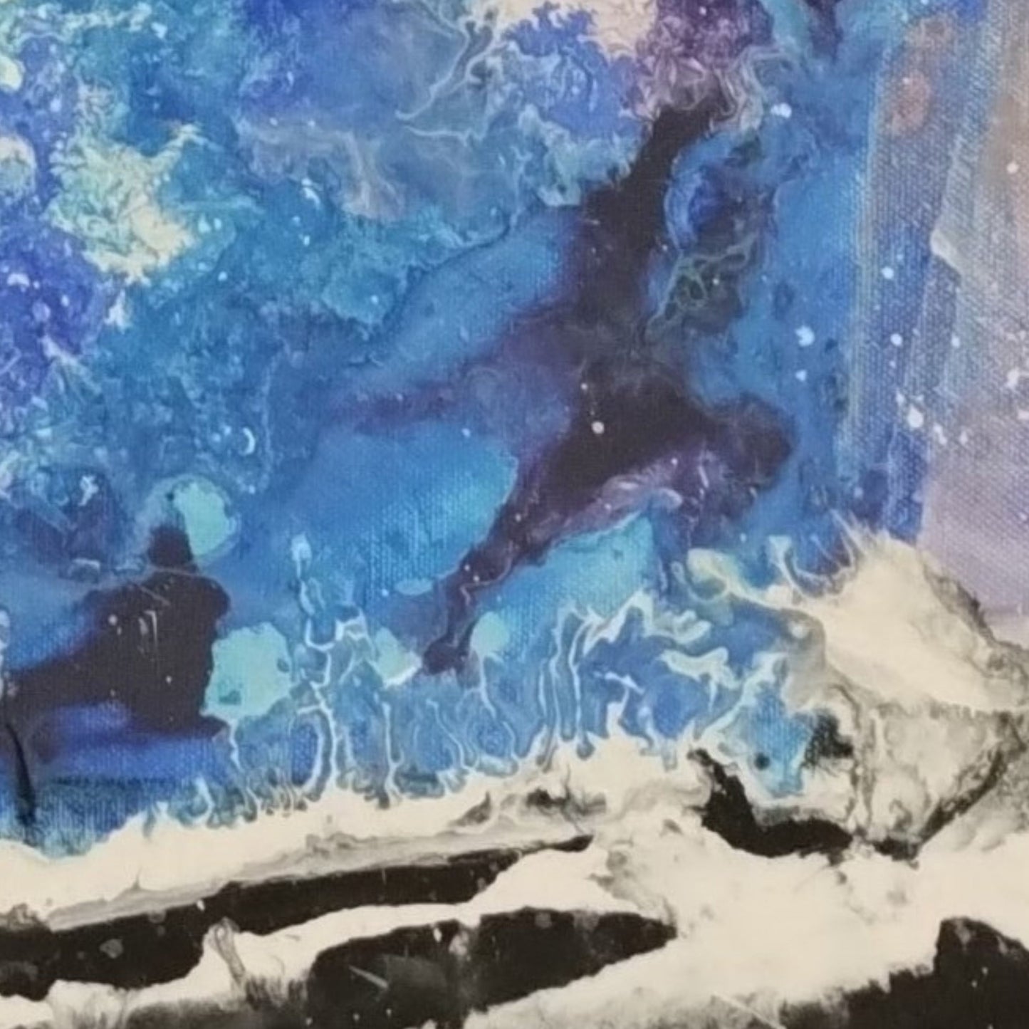 Dipinto "Annegare" Ilenia Galiè