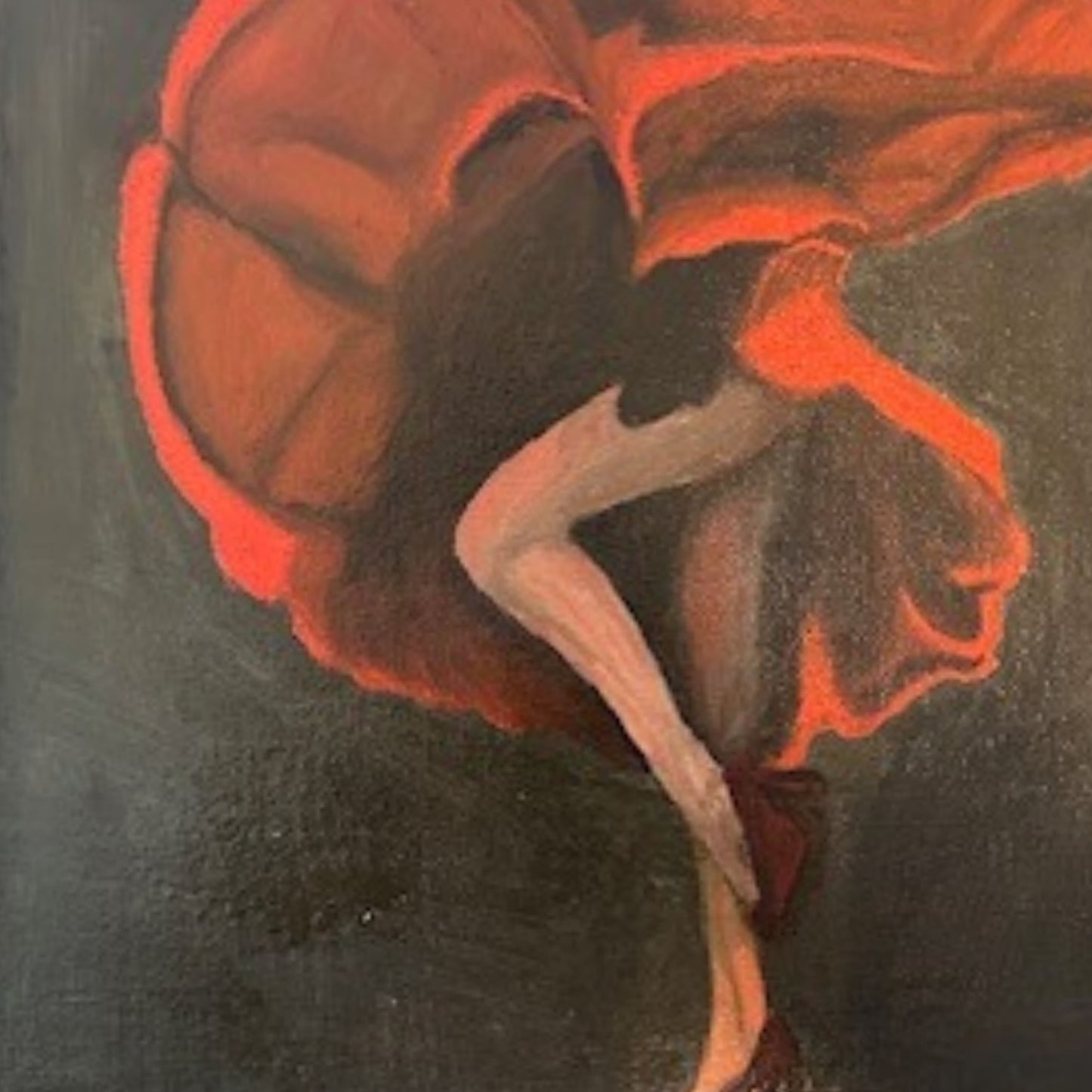 Dipinto "non sempre è un fiore" Nella Parigi