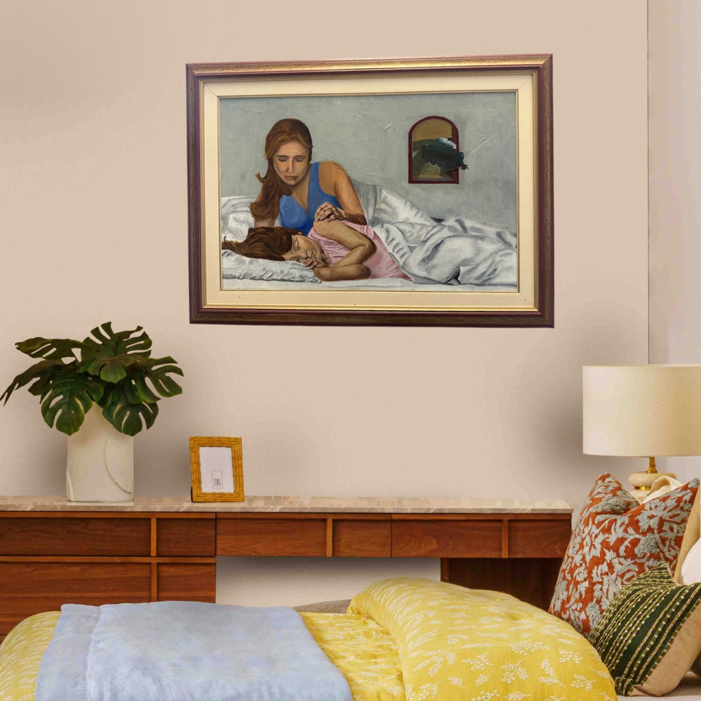 Dipinto "maternità" Nella Parigi