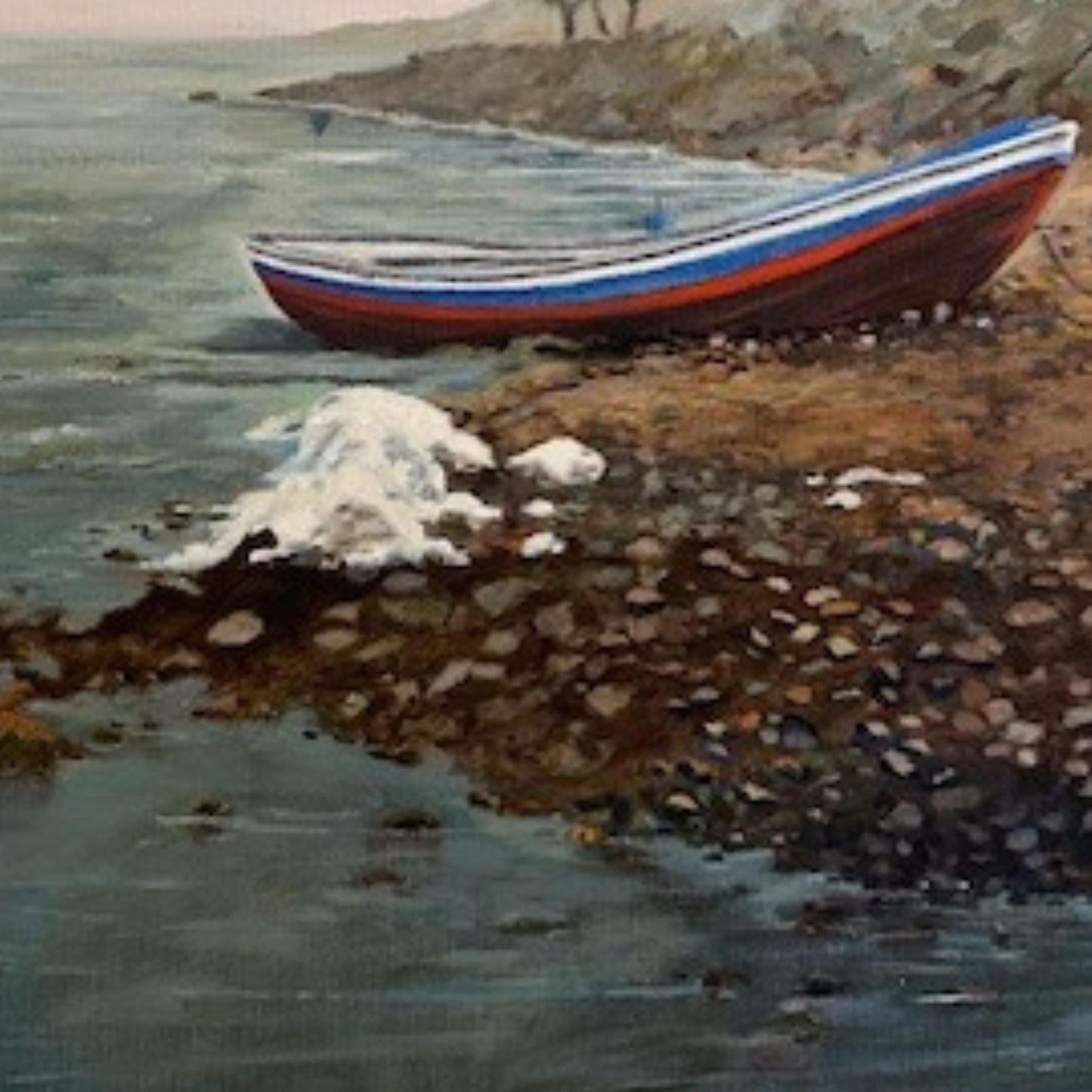 Dipinto "mare d'inverno" Nella Parigi