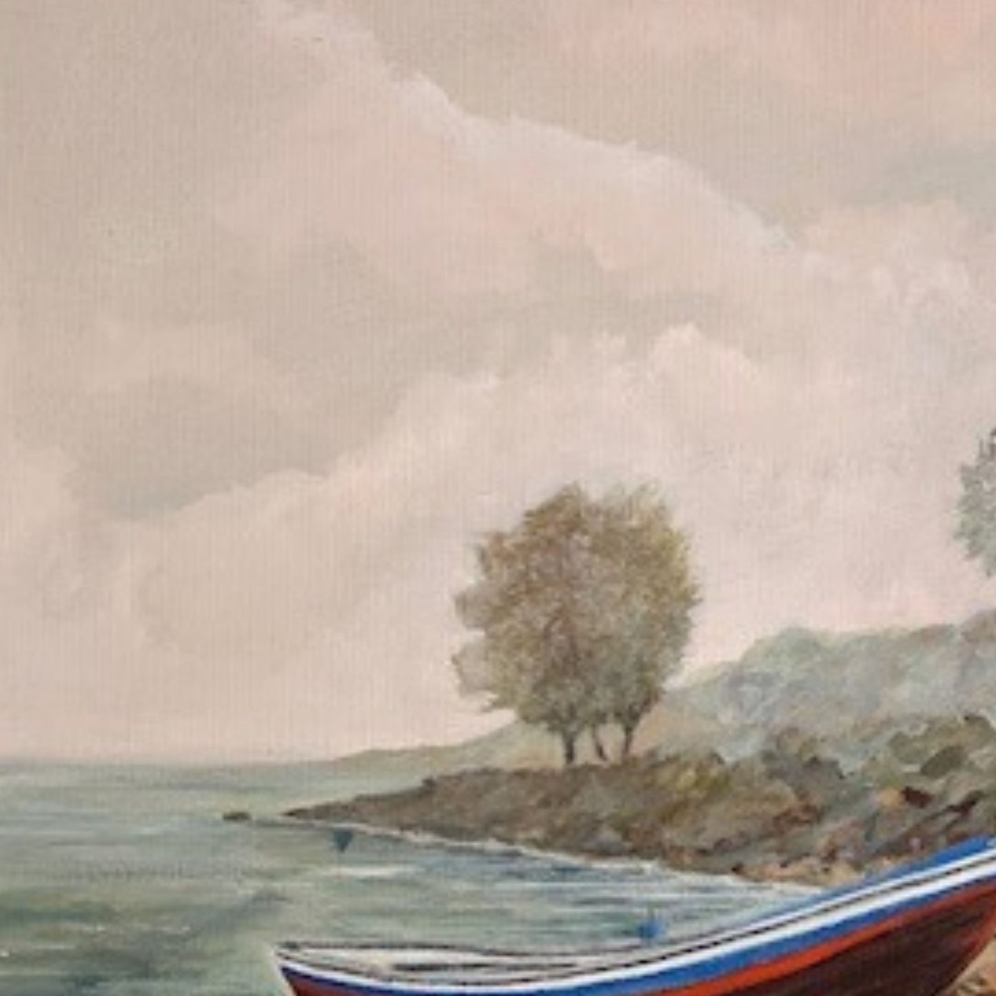 Dipinto "mare d'inverno" Nella Parigi