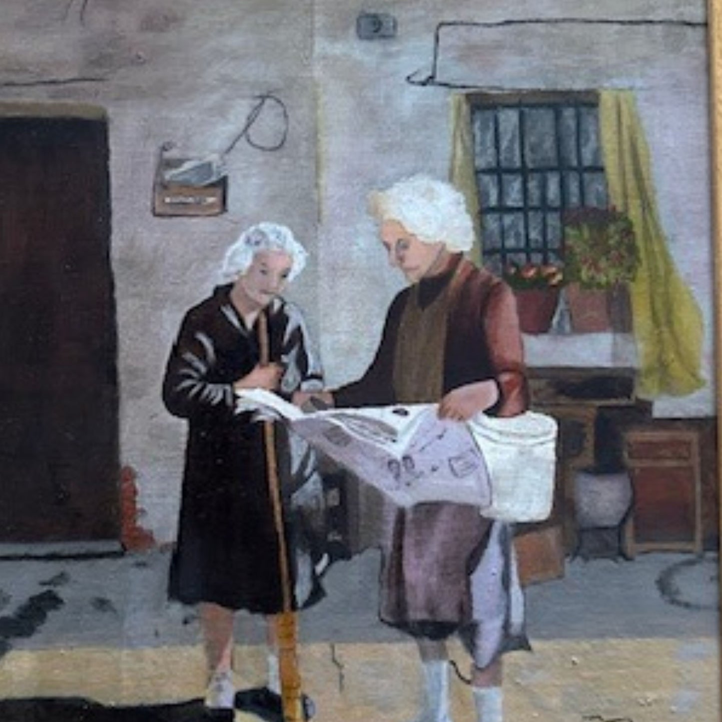 Dipinto "Le amiche" Nella Parigi