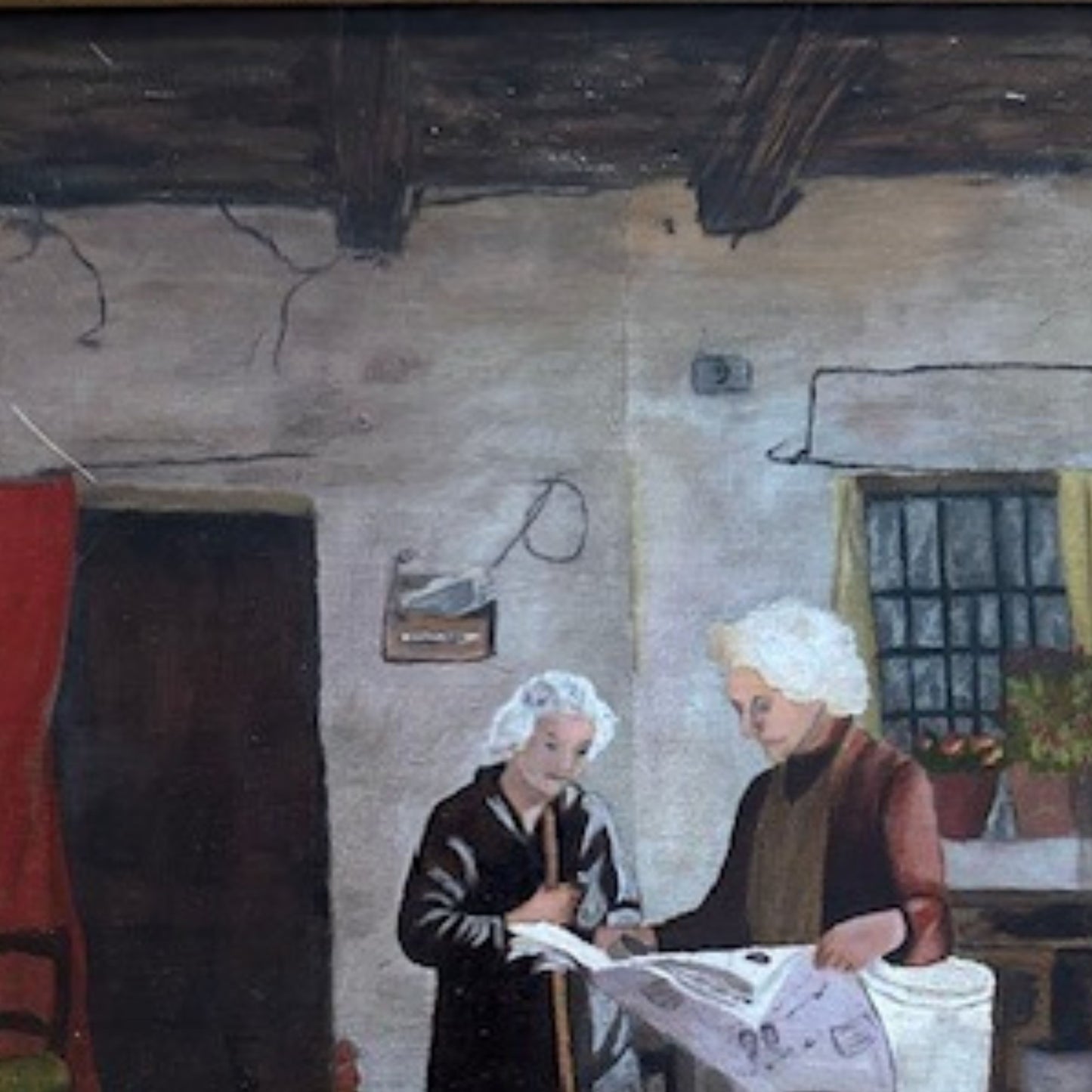 Dipinto "Le amiche" Nella Parigi