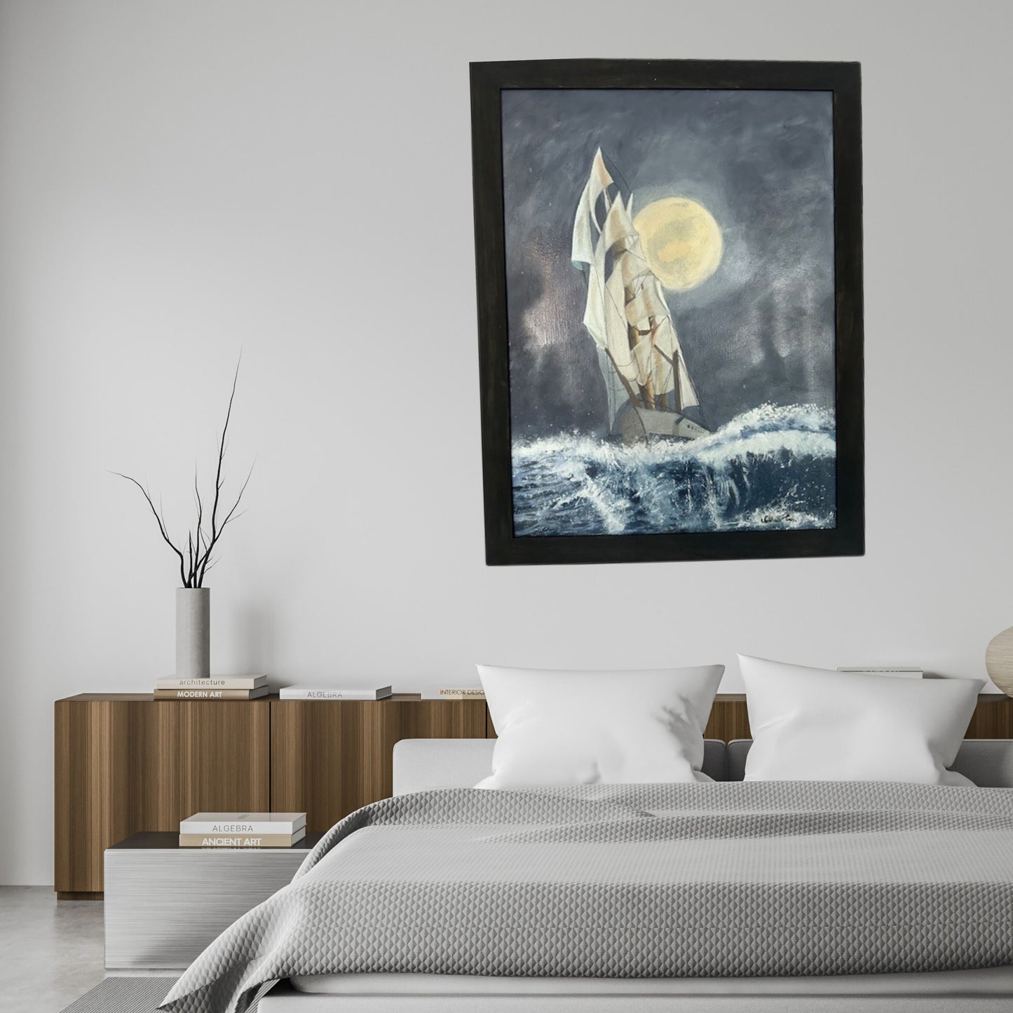 Dipinto "La tempesta" Nella Parigi