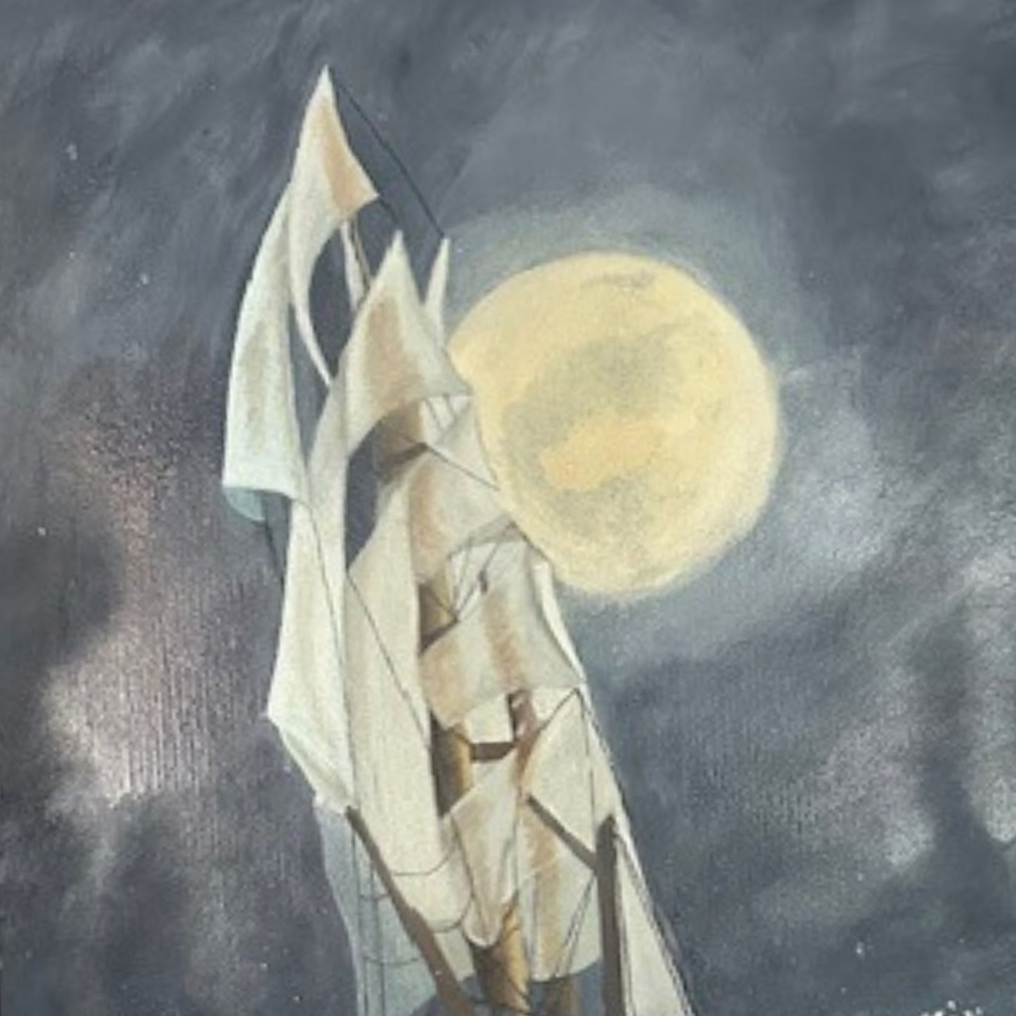 Dipinto "La tempesta" Nella Parigi