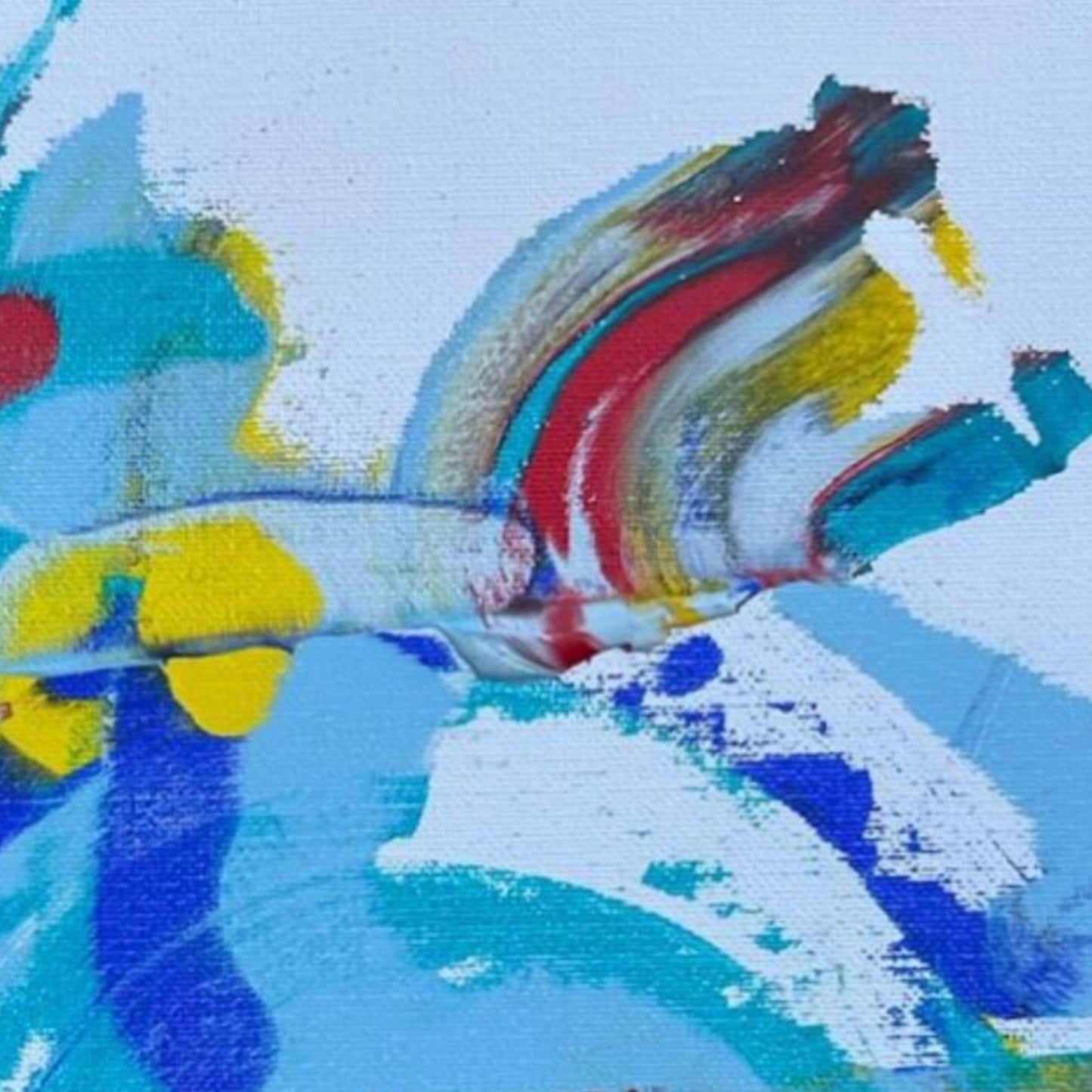 Dipinto "Giro giro tondo" Elisabetta Scaglia