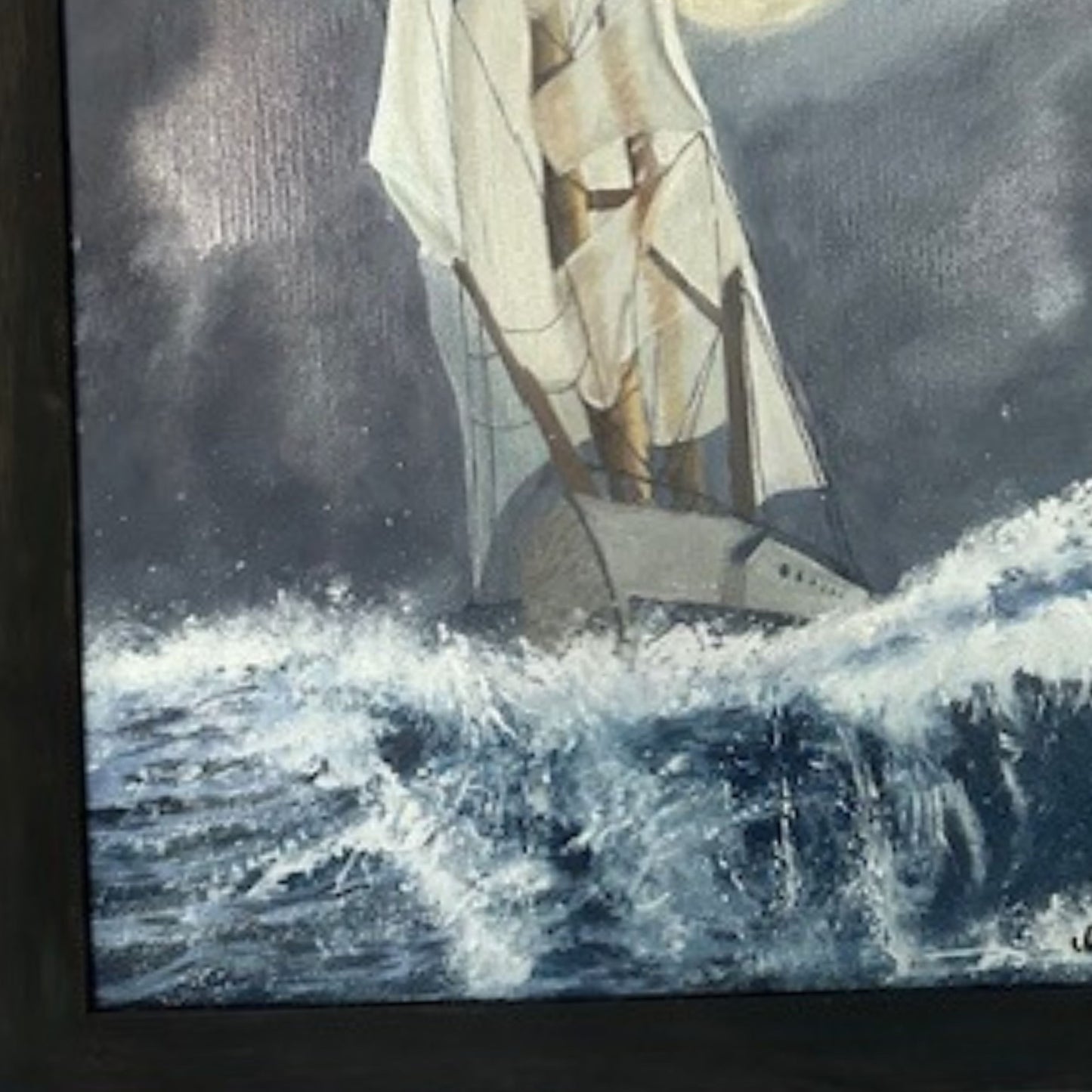 Dipinto "La tempesta" Nella Parigi