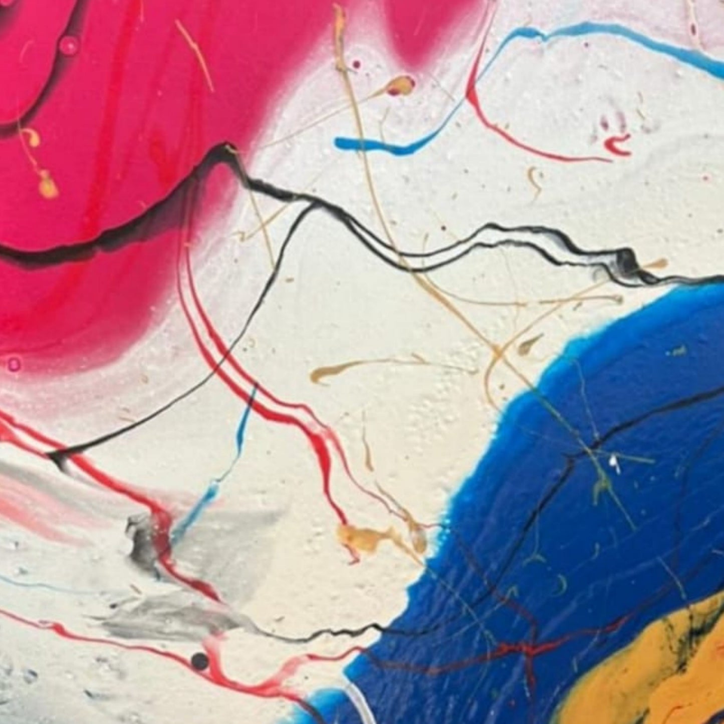 Dipinto "La danza degli elementi"  Stefania Spadavecchia