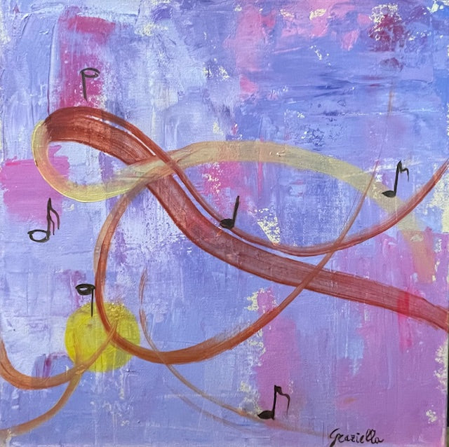 Dipinto "La Melodia dell'universo" Graziella Castorina