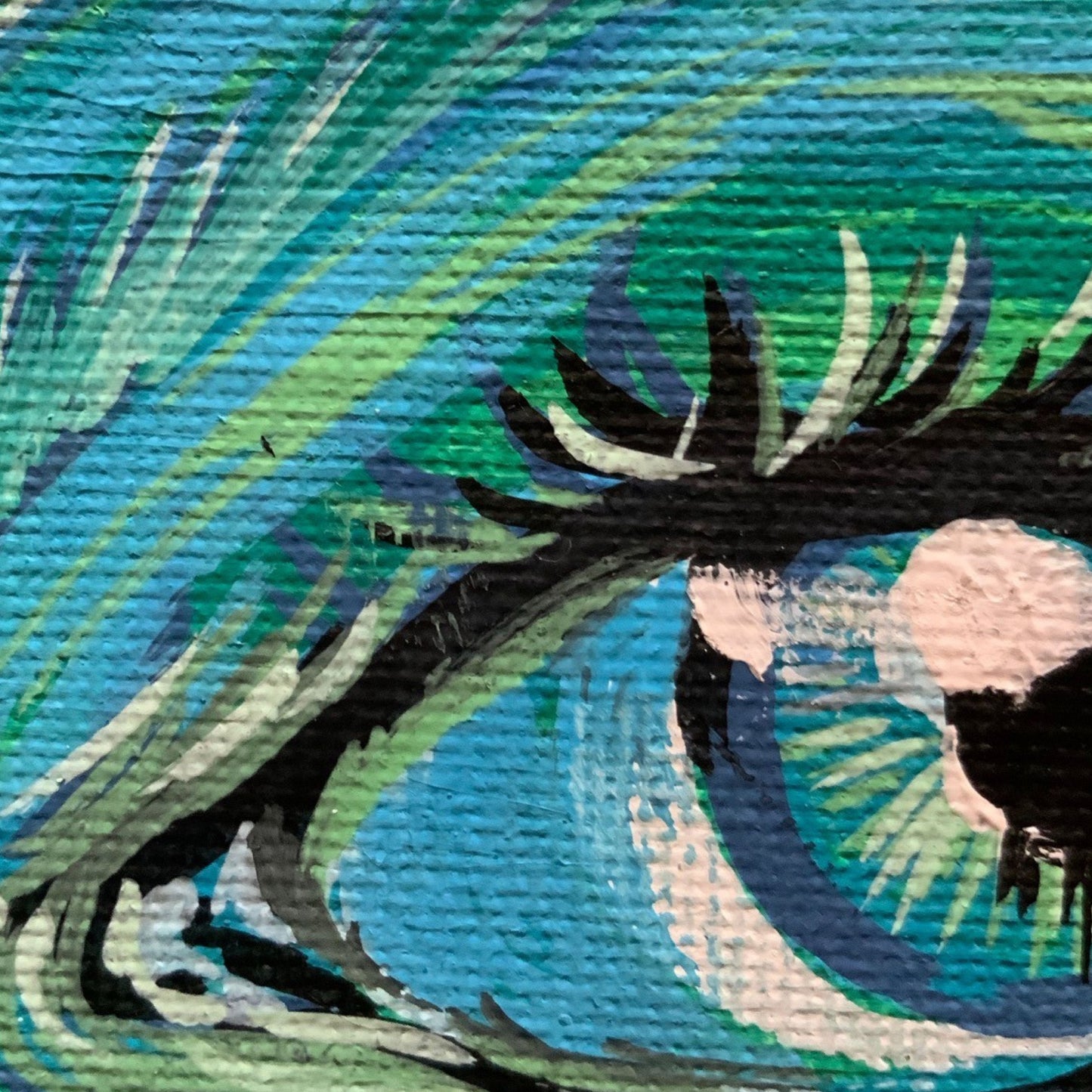 Dipinto "La metamorfosi del viaggio" Chiara Cippone