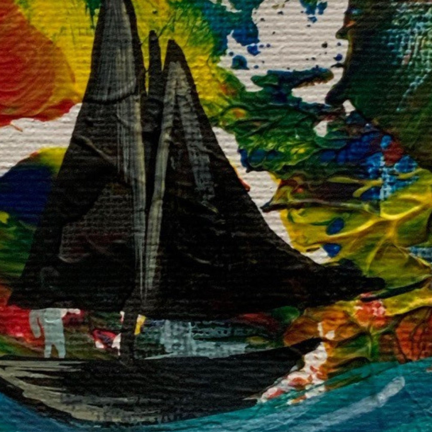 Dipinto "La metamorfosi del viaggio" Chiara Cippone