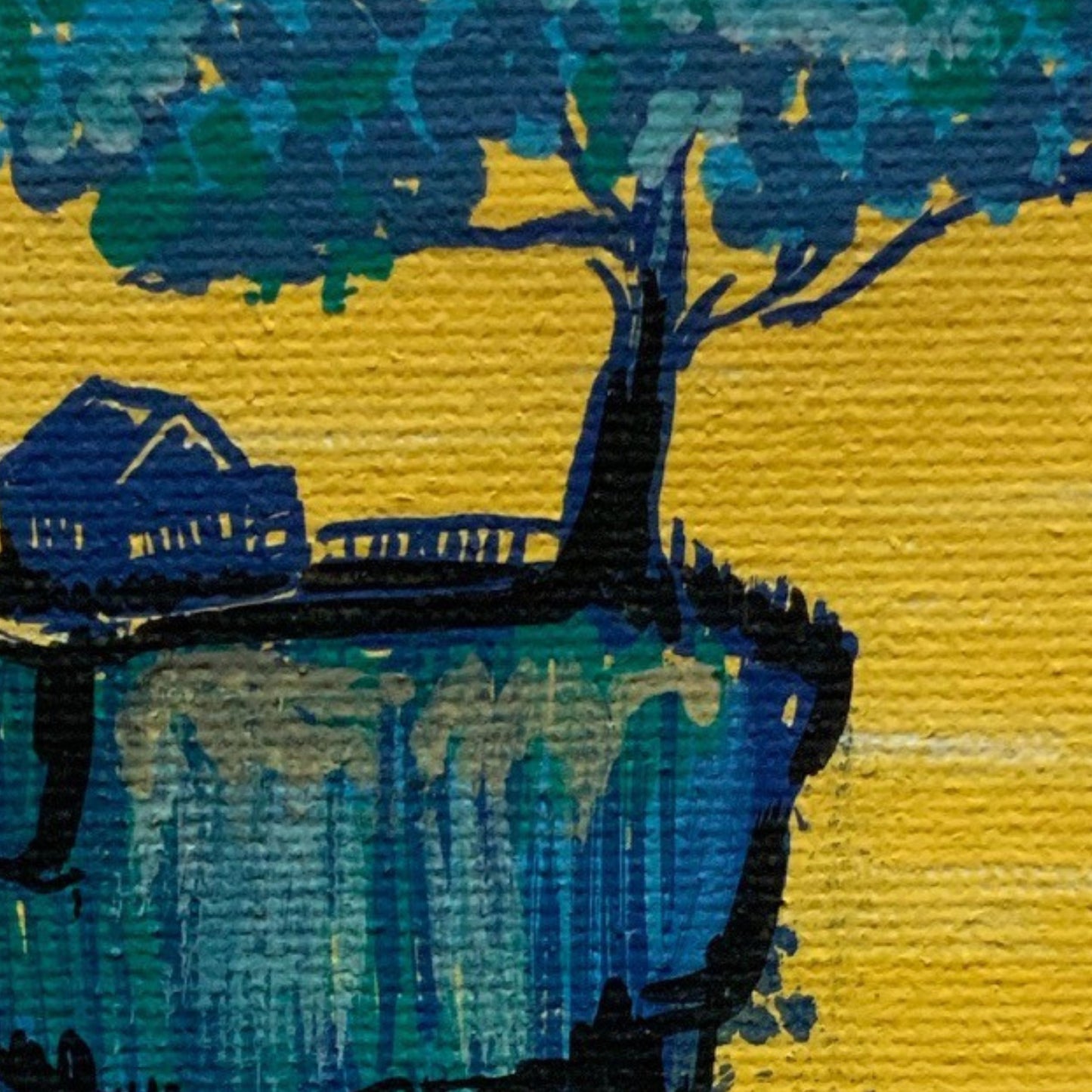 Dipinto "La metamorfosi del viaggio" Chiara Cippone