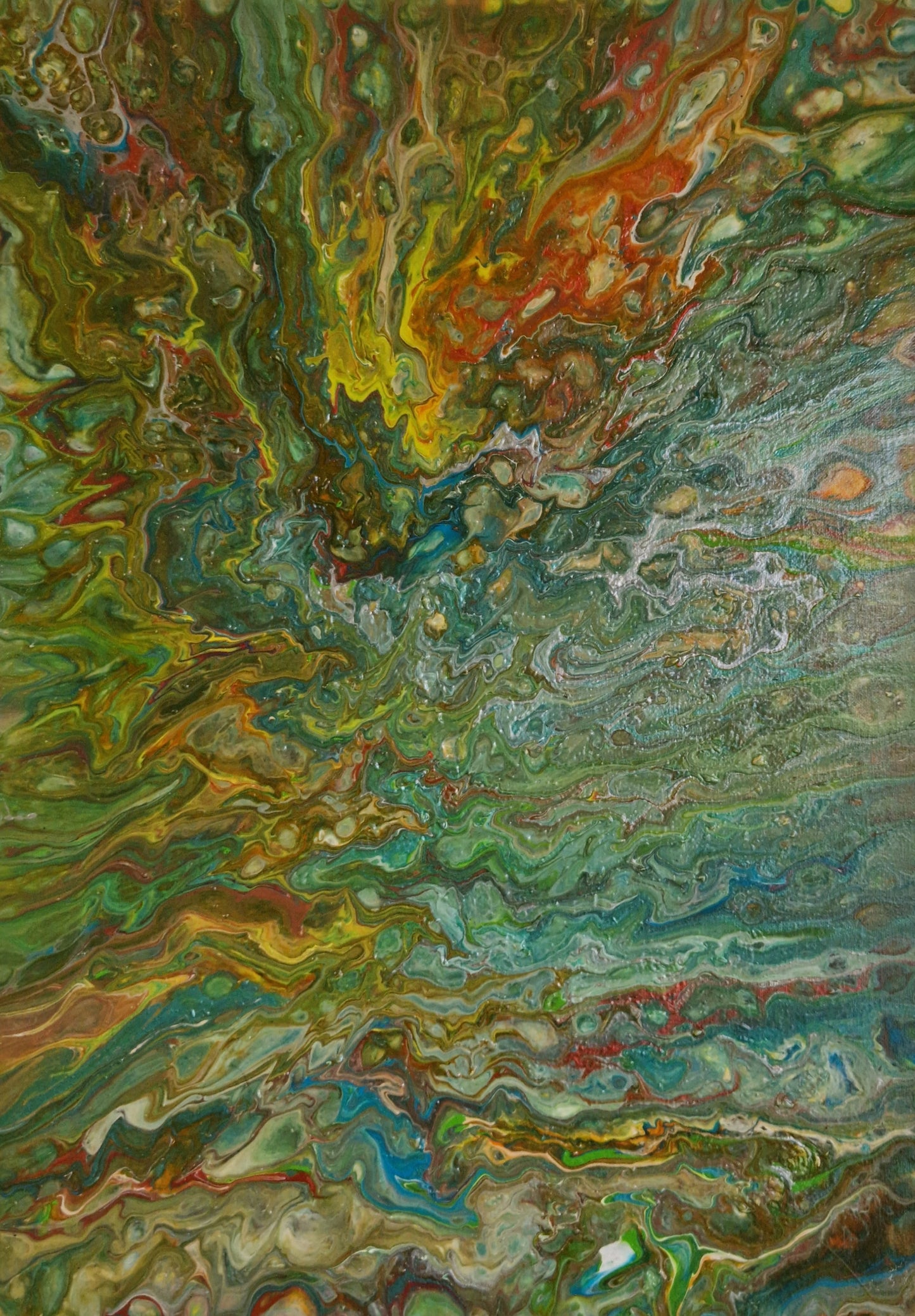 Dipinto "Blowing Spirit" Daniela Frandino