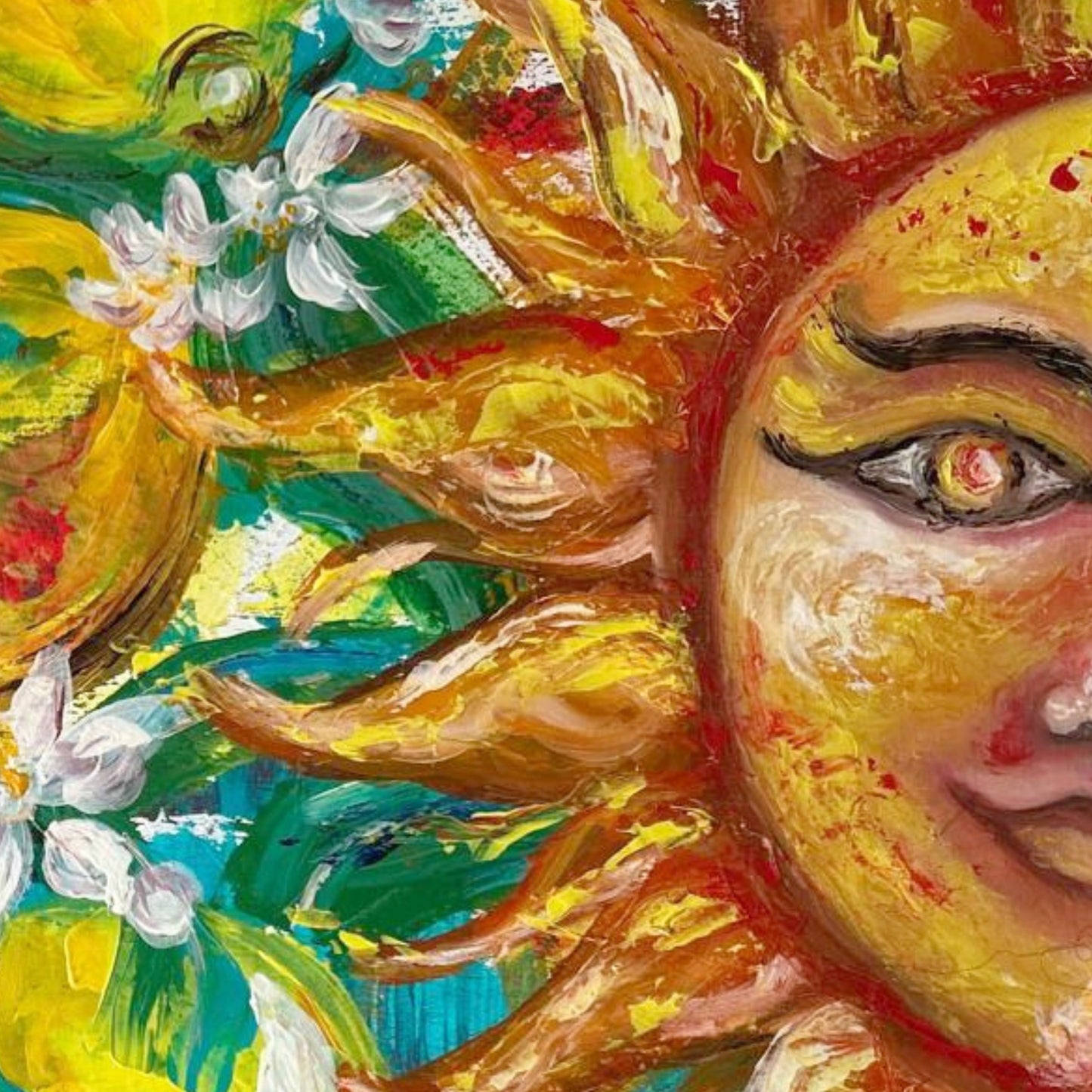 Dipinto "il risveglio" Domenica Burgio