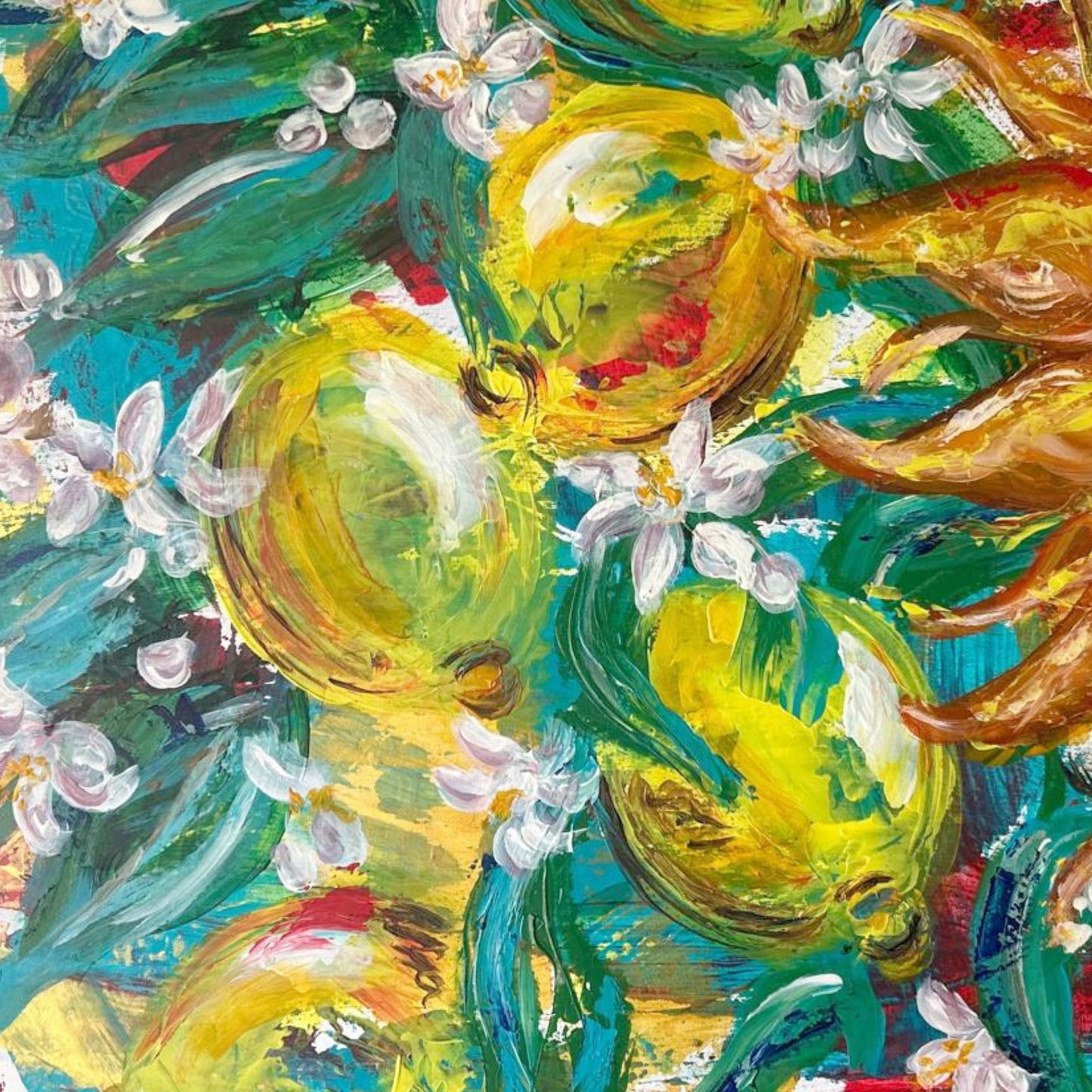 Dipinto "il risveglio" Domenica Burgio