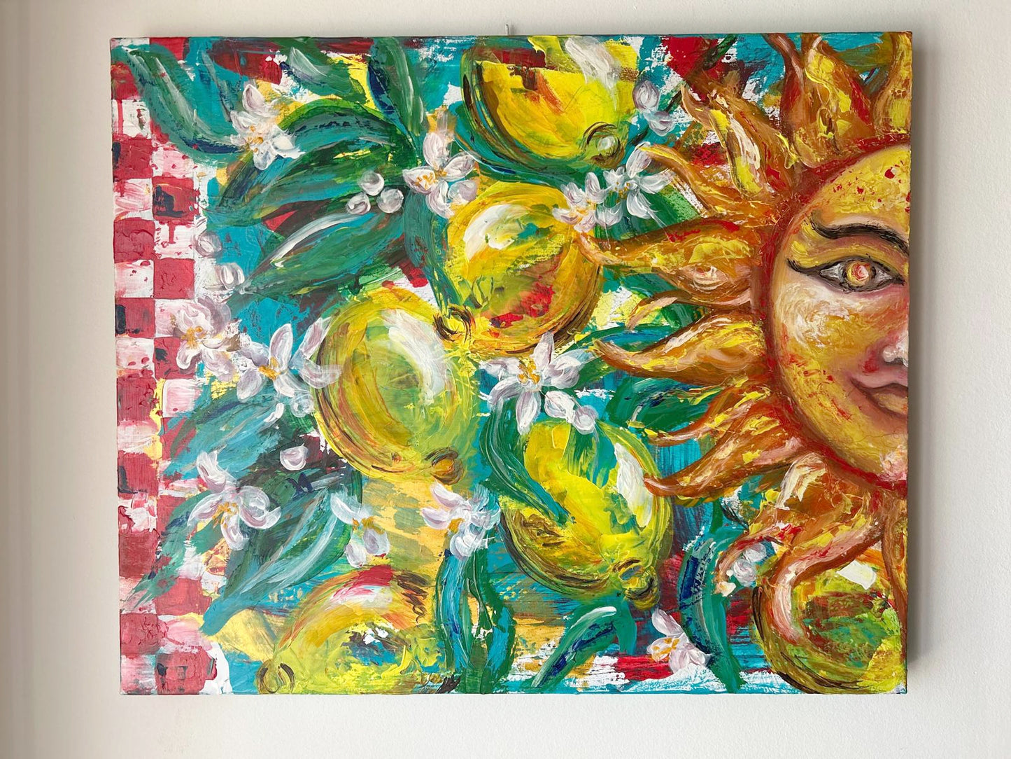 Dipinto "il risveglio" Domenica Burgio