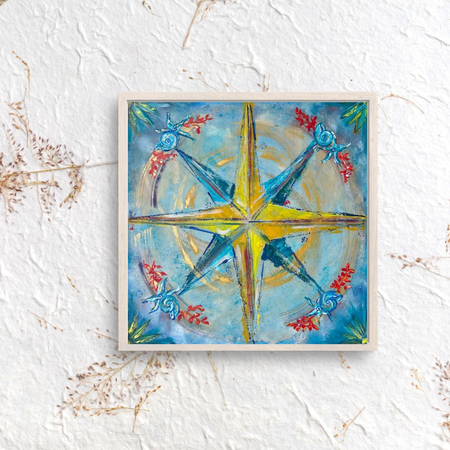 Dipinto "La rosa degli intenti" Domenica Burgio