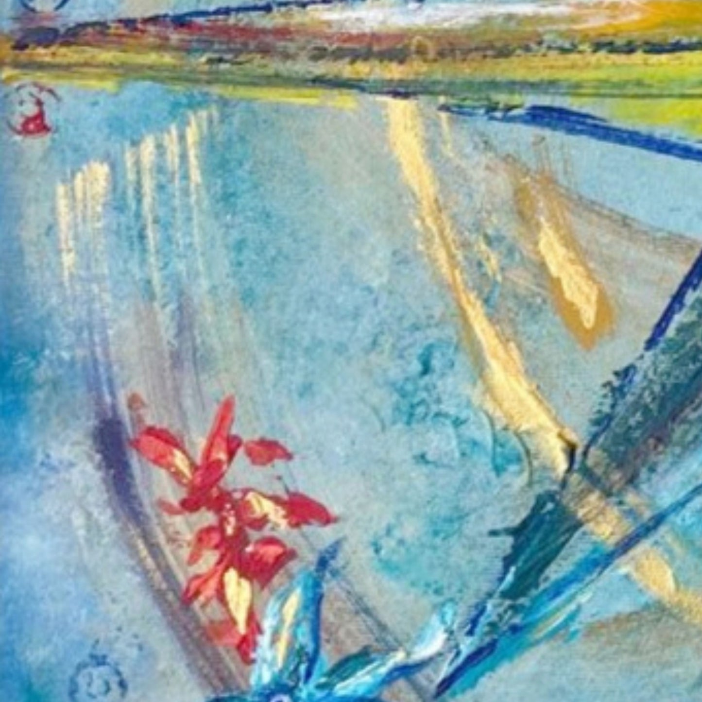 Dipinto "La rosa degli intenti" Domenica Burgio